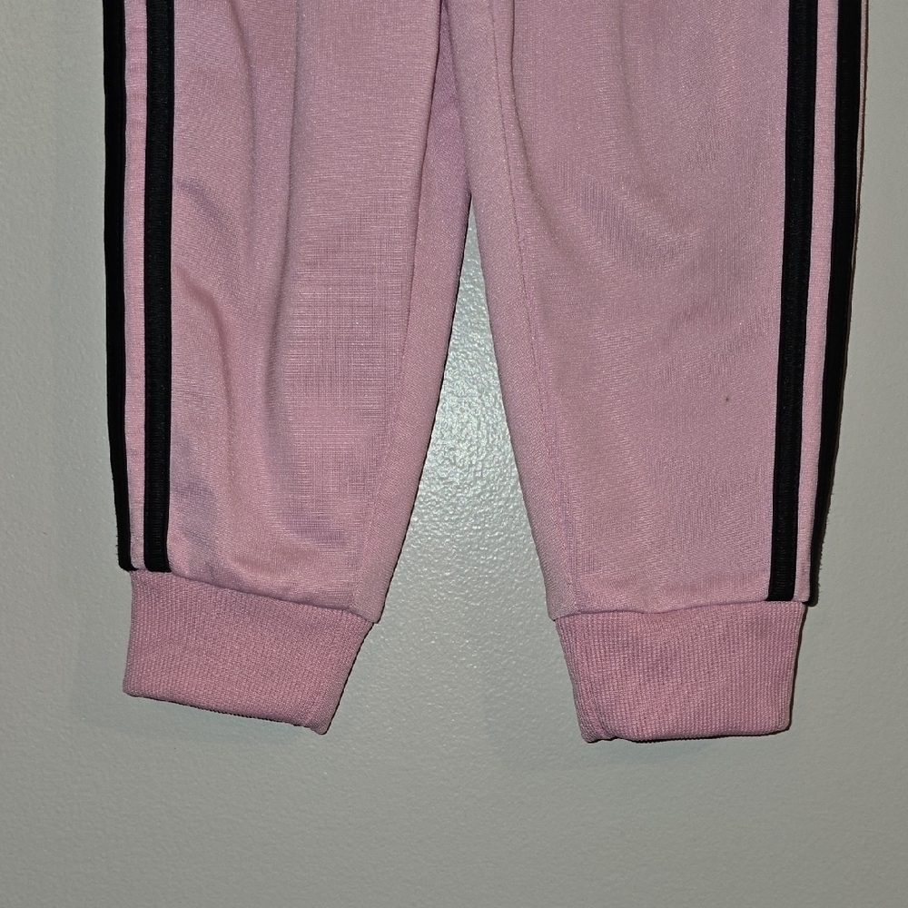 Adidas Kids Pink Set with Black Accents LOT-R1 - Picture 8 of 9